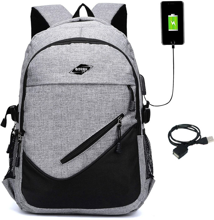OMRON BAGS Laptop Backpack With USB 