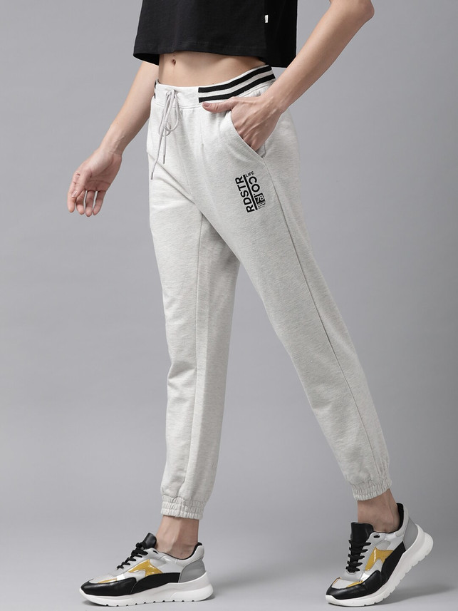 Roadster Solid Women White Track Pants 