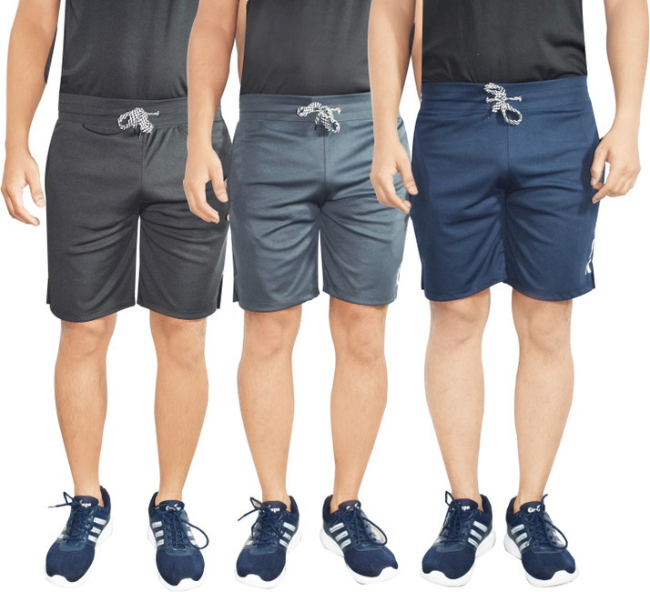 Buy levex Solid Men Black, Blue, Grey 