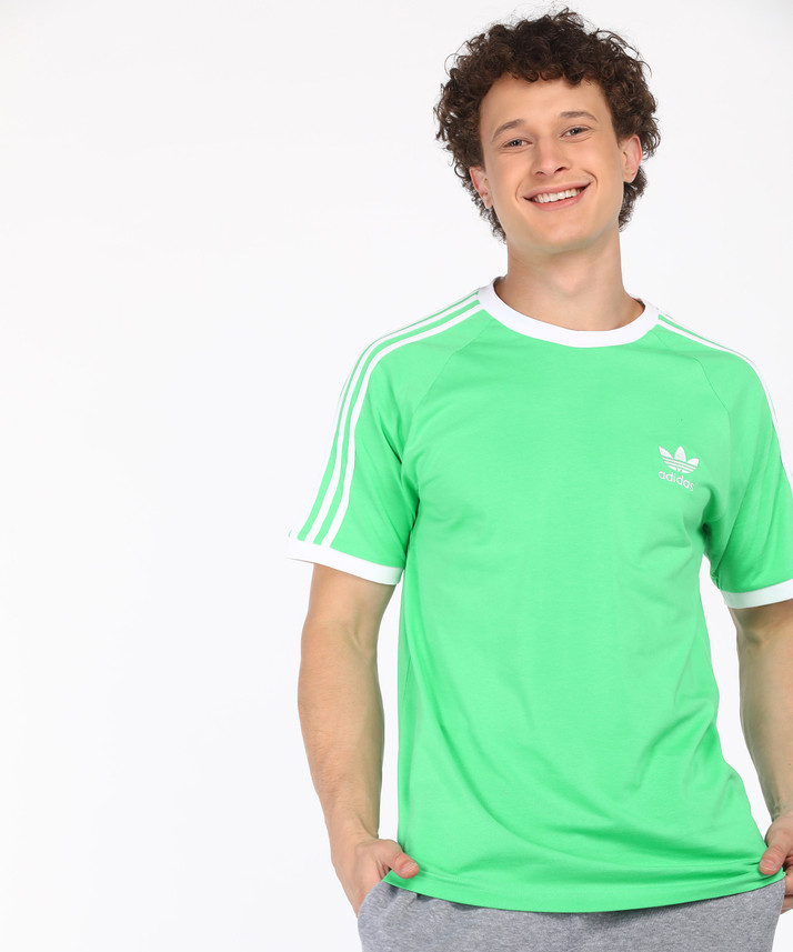 ADIDAS ORIGINALS Solid Men Round Neck 