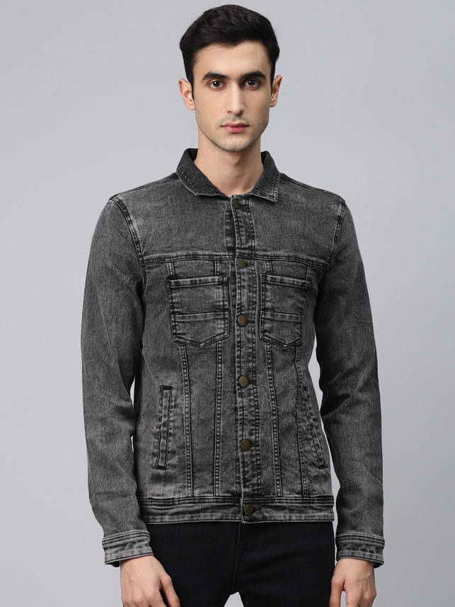 Full Sleeve Washed Men Jacket 