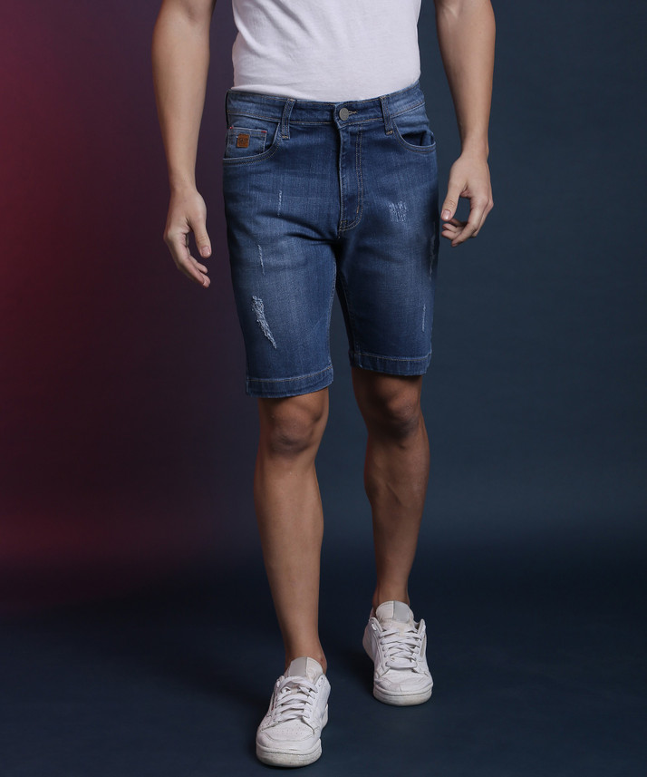 CAMPUS SUTRA Solid Men Denim Dark Blue 