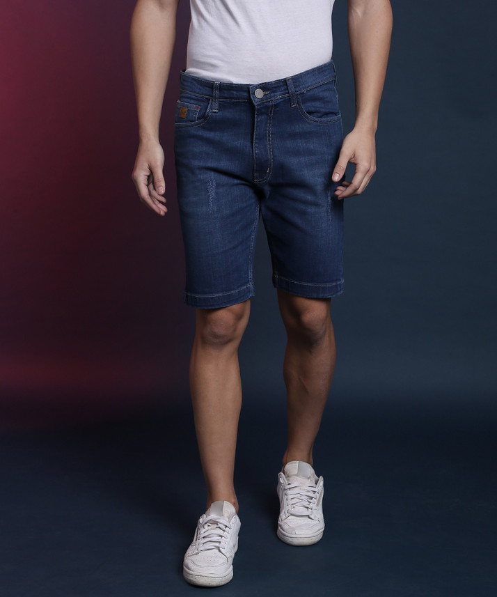 CAMPUS SUTRA Solid Men Denim Dark Blue 