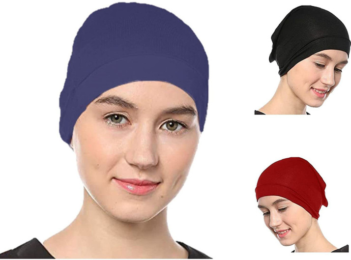 Nazneen Solid Women's Tube Hijab Bonnet 