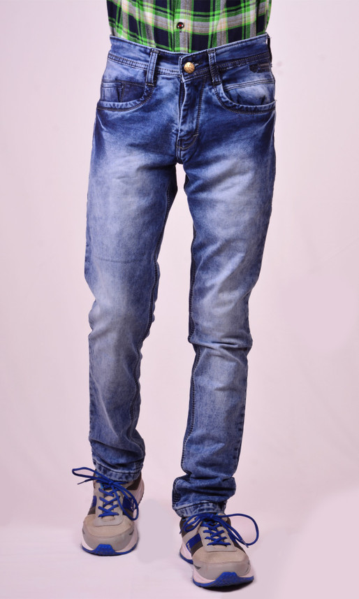 HUNTER DIAMOND Regular Men Blue Jeans 