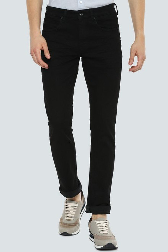 Louis Philippe Jeans Slim Men Black 