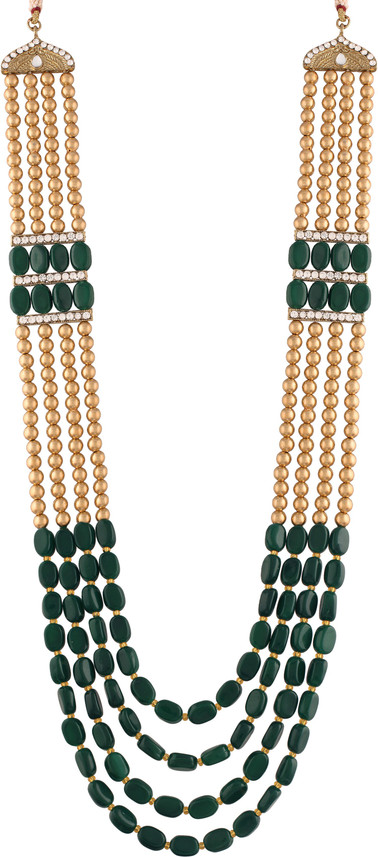 Etnico 4 Layered Men's Moti Mala with 