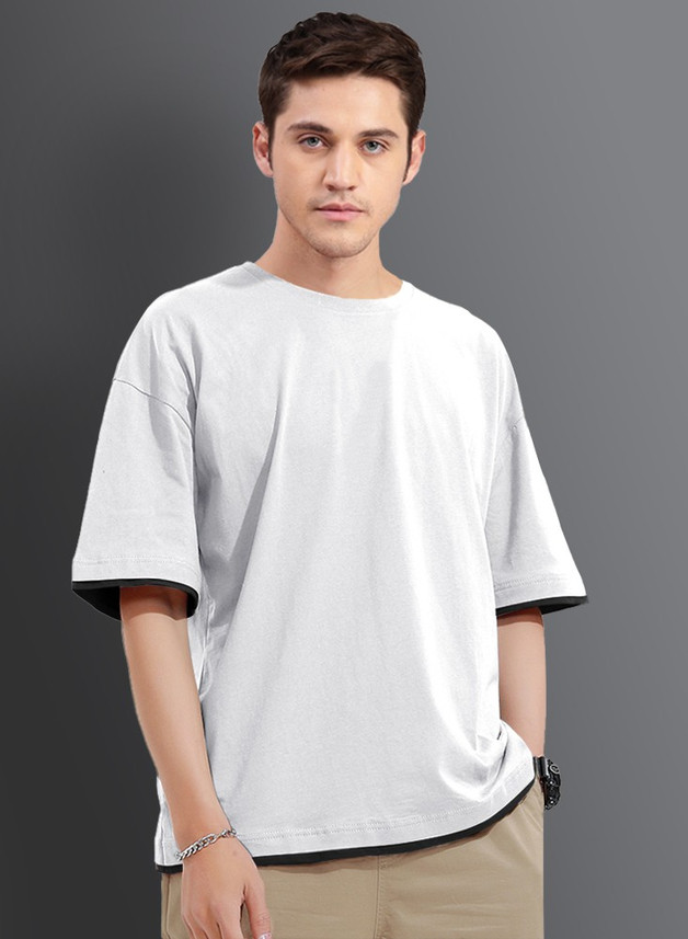 Buy Orien Solid Men Round Neck 
