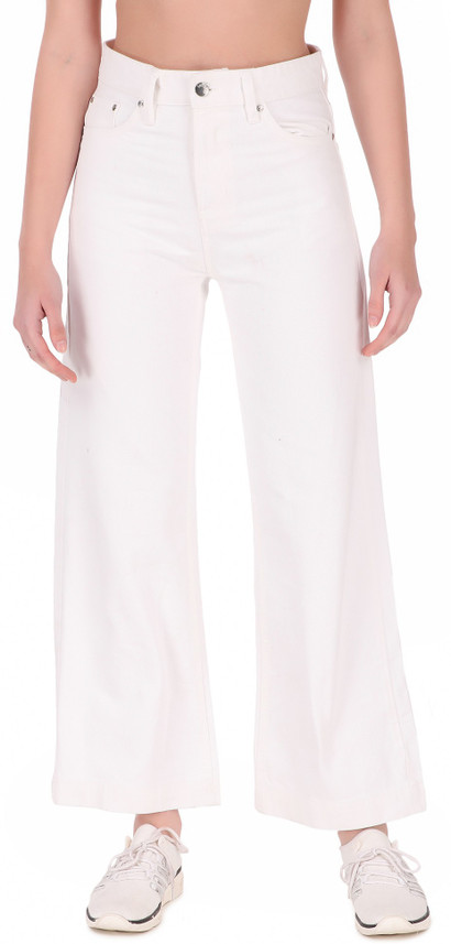 Malachi Flared Women White Jeans - Buy 