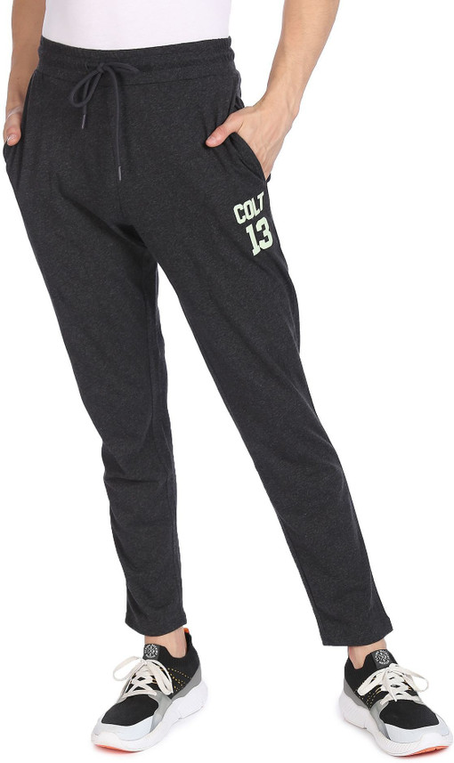 Colt Solid Men Grey Track Pants - Buy 