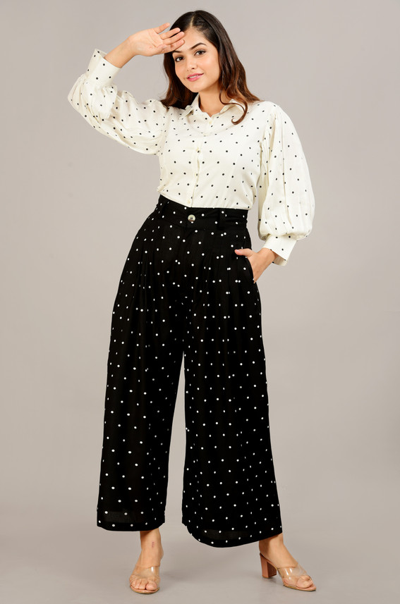 NEW STYLISH Women Top and Palazzo Set 