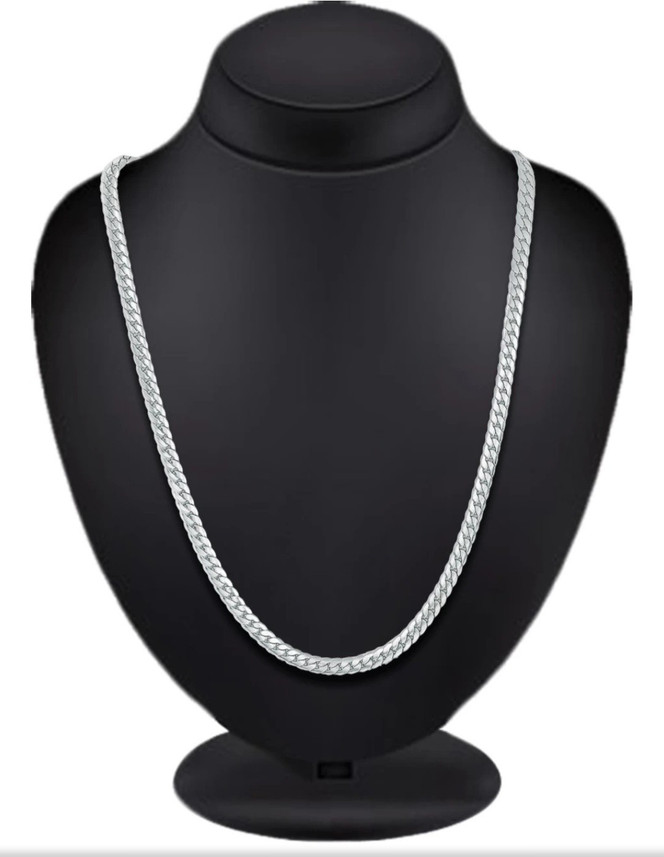 yuvaan crystal Sterling Silver Chain 