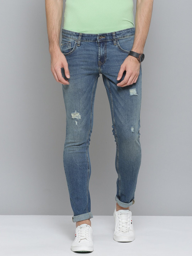 INDIAN TERRAIN Skinny Men Blue Jeans 