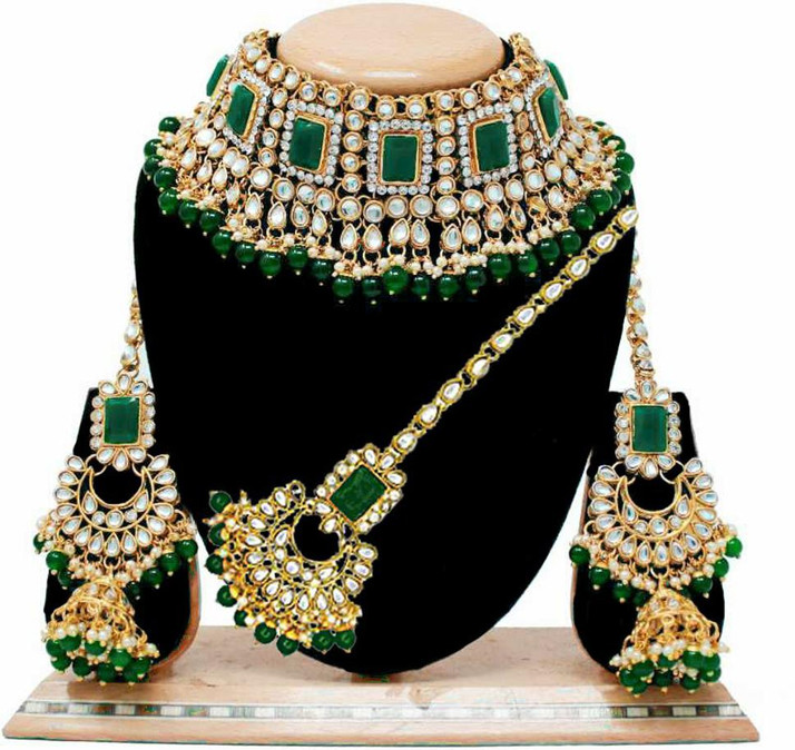Buy SAIYONI Brass Chandbali Earring 