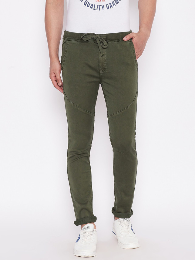 DUKE Slim Men Green Jeans - Buy DUKE 
