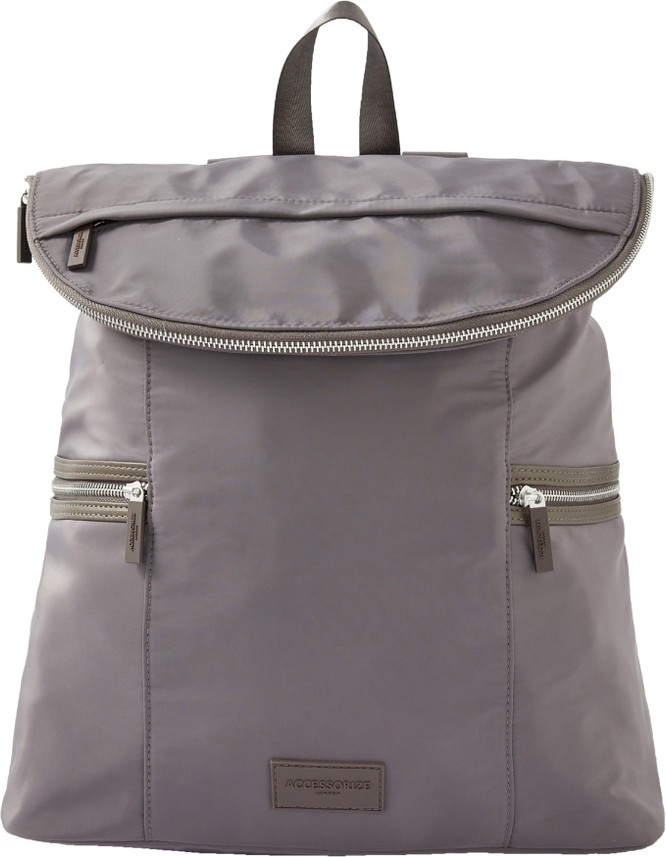 Grey Gina Gym Rucksack Bag 