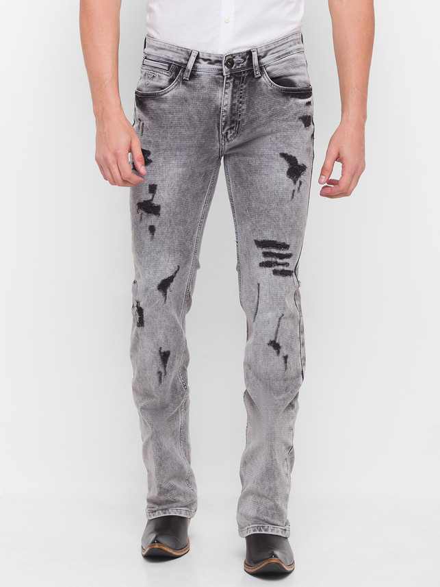 De Base Italie Boot-Leg Men Grey Jeans 