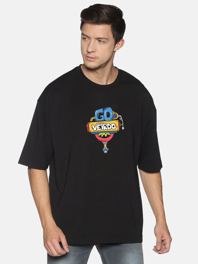Buy Veirdo Printed Men Round Neck 