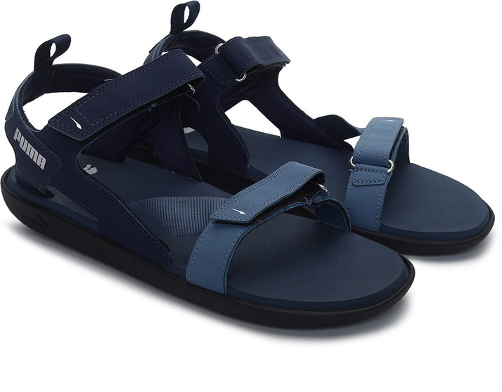 puma sandals blue