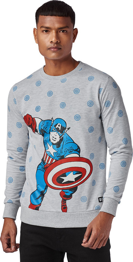 Full Sleeve Printed Men Sweatshirt 