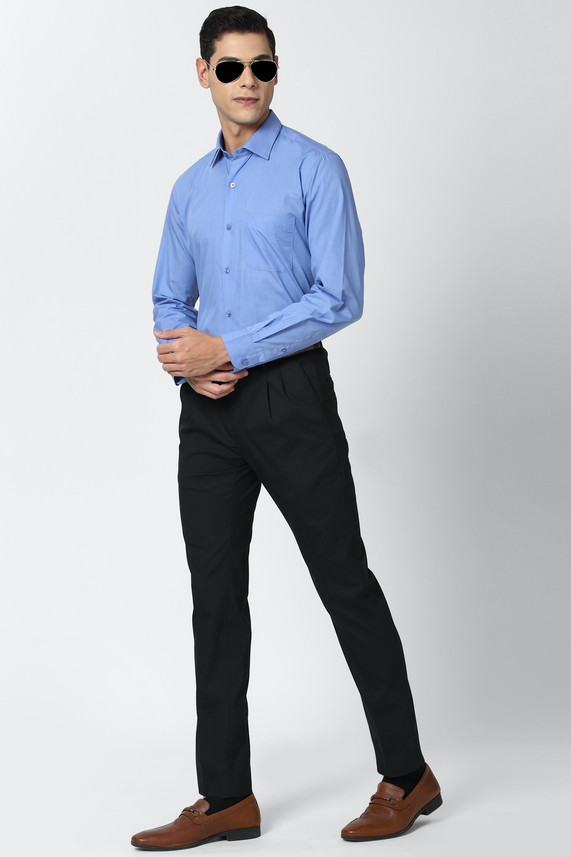 PETER ENGLAND Slim Fit Men Black 