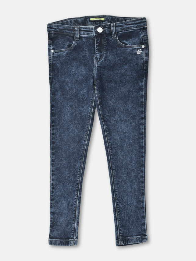 CRIMSOUNE CLUB Slim Girls Blue Jeans 