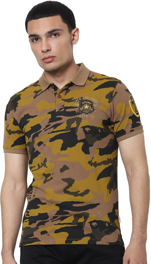 JACK \u0026 JONES Military Camouflage Men 