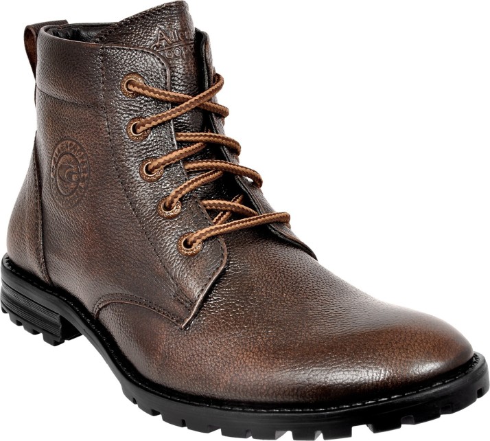 leather boots for men online