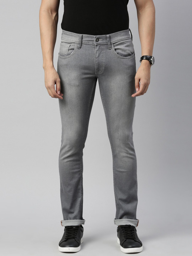 American Bull Slim Men Grey Jeans - Buy 