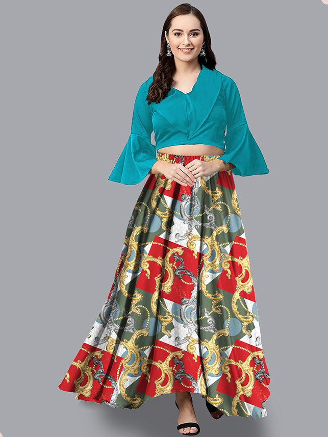 Skirt Set - Buy Nilkanth Fashion Women 