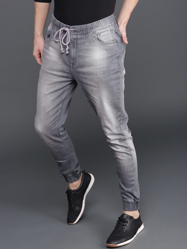 WROGN Jogger Fit Men Grey Jeans - Buy 