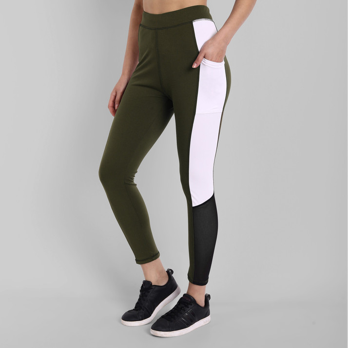 GREEN-SHADE Color Block Women Light 