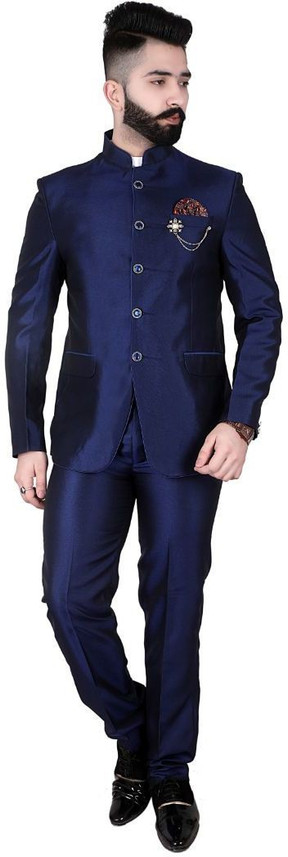 PK GARMENTS Coat Pant Solid Men Suit 