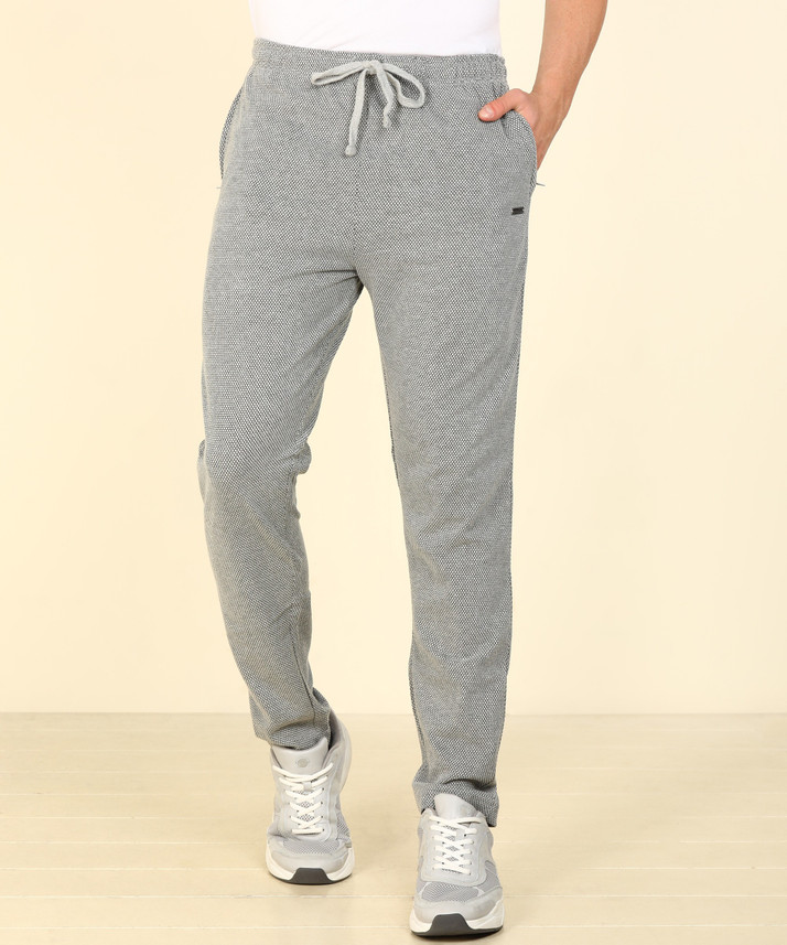 CHROMOZOME Self Design Men Grey Track 