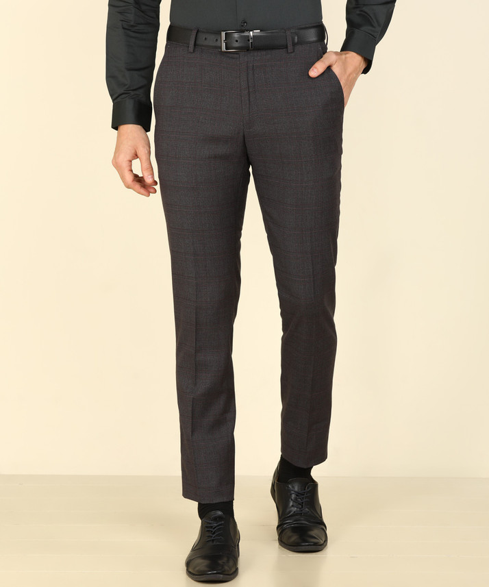PETER ENGLAND Slim Fit Men Grey 