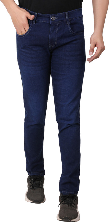 DADWILL Slim Men Blue Jeans - Buy 