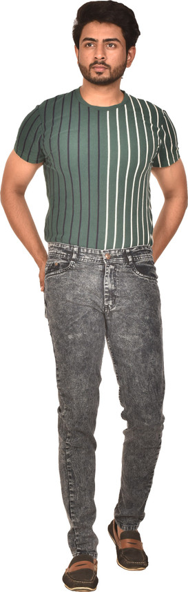RASSO Slim Men Black Jeans - Buy RASSO 