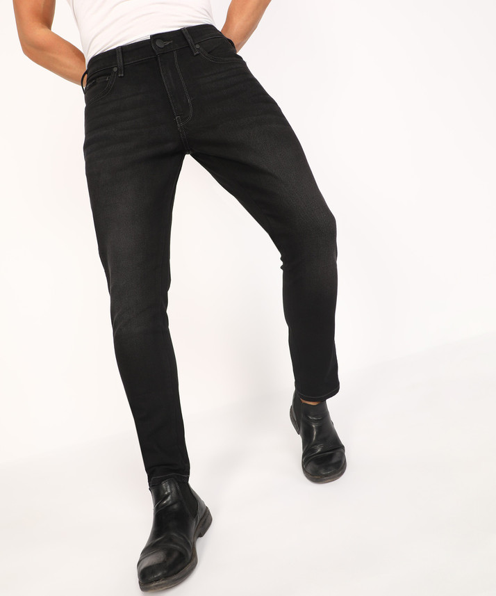 Wrangler Slim Men Black Jeans - Buy 