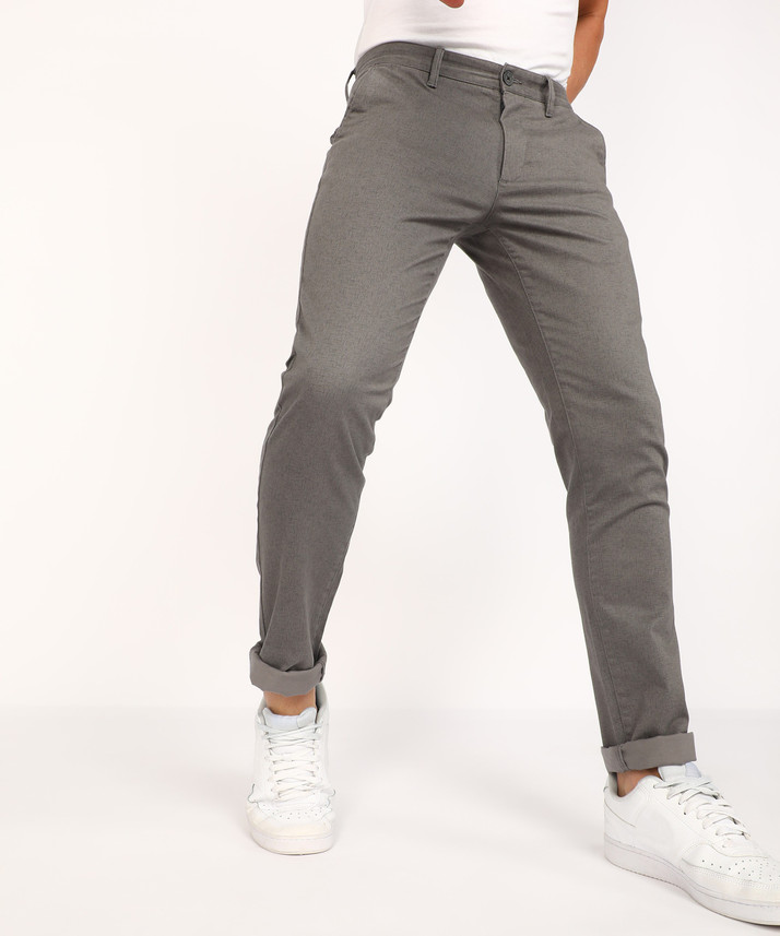 VAN HEUSEN SPORT Tapered Men Grey 