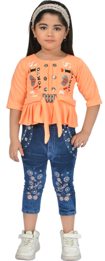 STYLED FASHION Girls Party(Festive) Top 