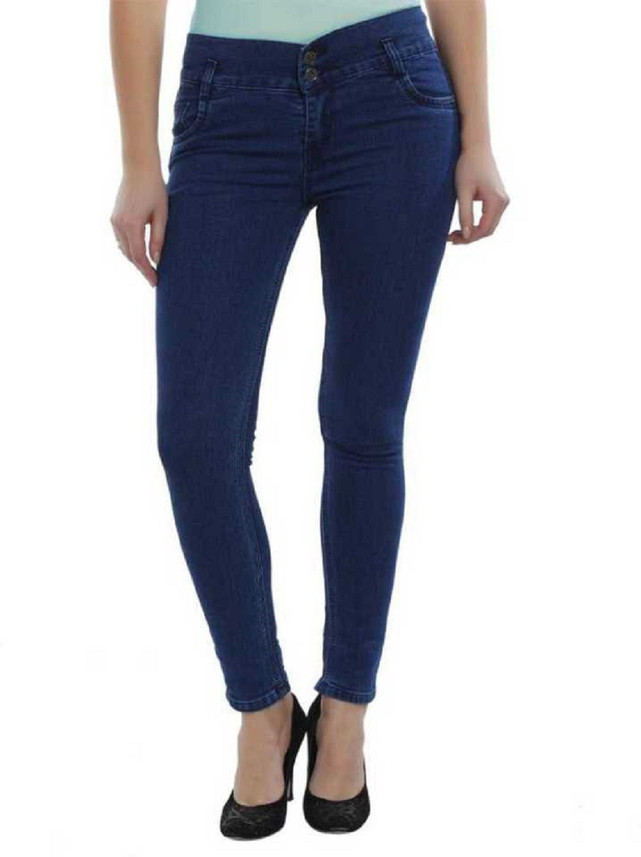 HOOZ BERRY Skinny Girls Dark Blue Jeans 