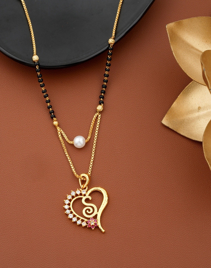 Jewel WORLD S letter mangalsutra copper 