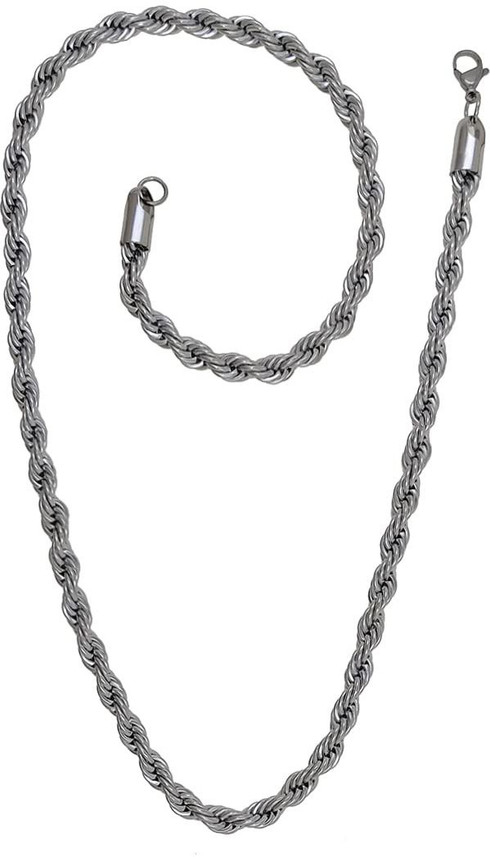 Saizen Rhodium Plated Stainless Steel 