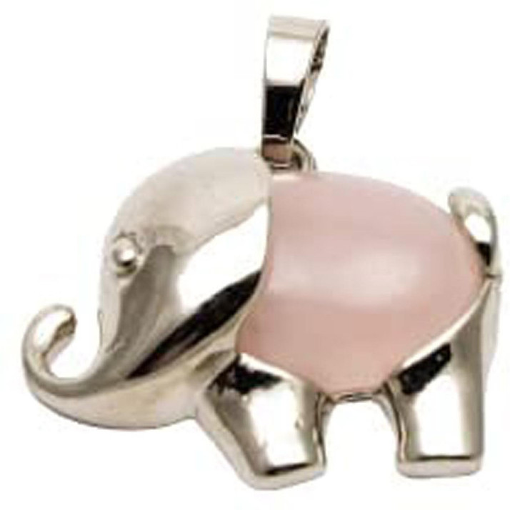 SP COSMIC CREATION Rose Quartz Elephant 