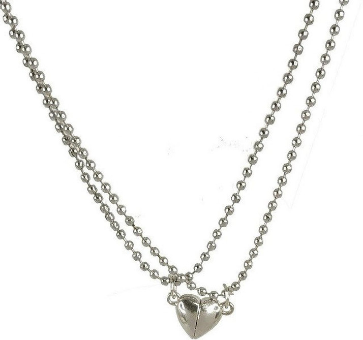Yurii Magnetic Heart Chain Necklace 