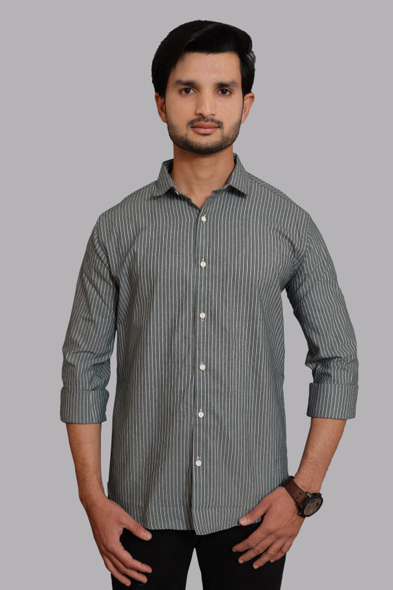 RIVISHA Cotton Linen Blend Striped 