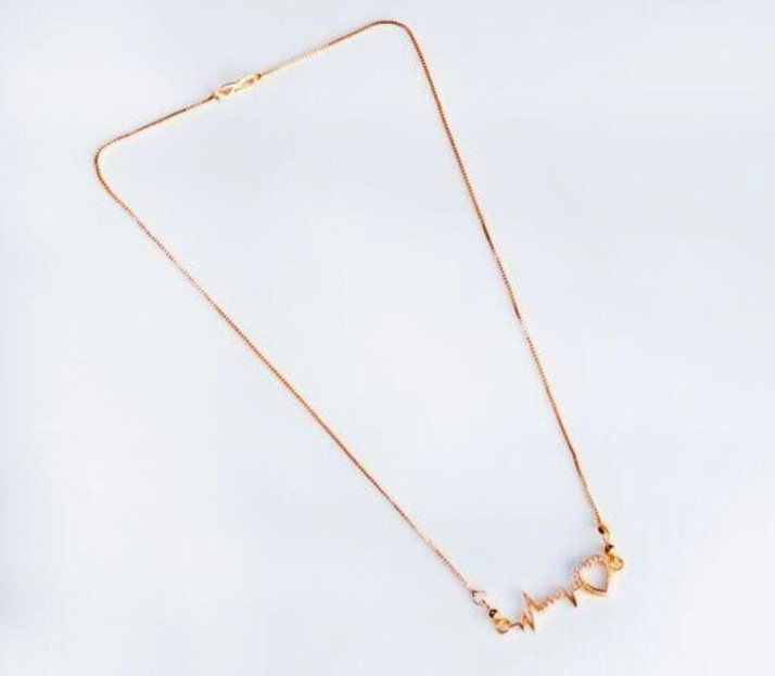 ISHANVI CREATION Rose Gold Plated Chain 