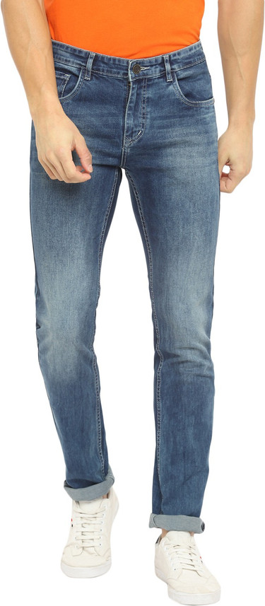 TURTLE Tapered Fit Men Blue Jeans - Buy 