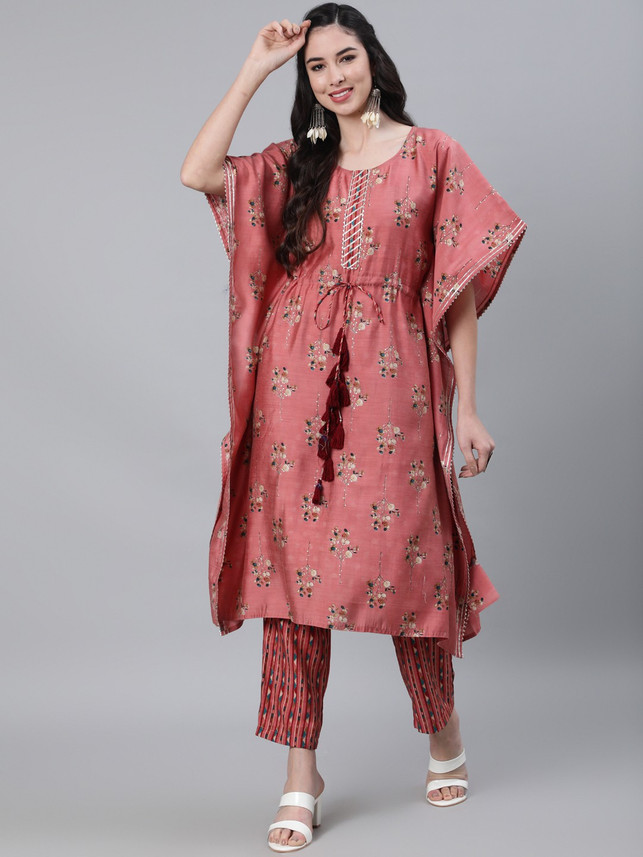 Jaipur Kurti Women Kaftan \u0026 Pant - Buy 