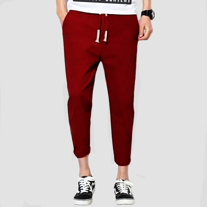 TRENDY ERA Solid Men Black Track Pants 